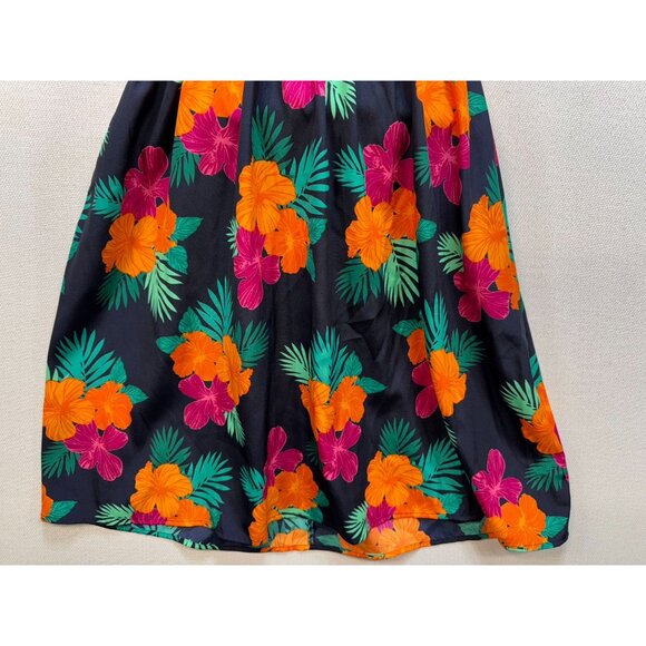 Gap Womens Sundress Size 8 Multicolor Tropical Floral  Sleeveless Knee Length - Picture 3 of 10